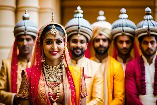 indian wedding photography in delhi. AI-Generated photo
