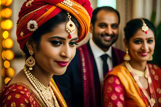 indian wedding photography in bangalore. AI-Generated photo