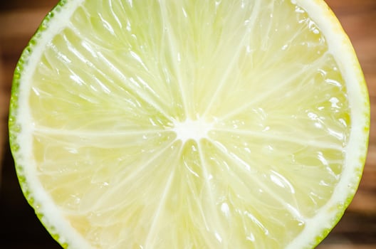 Fresh limes . top view photo