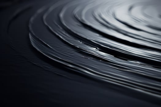 an abstract black background with wavy lines generative ai photo