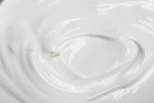 Fresh sour cream texture . photo