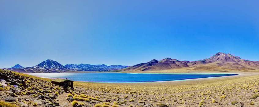 Miscanti Altiplanic Lagoon in the Atacama Desert - San Pedro de Atacama. photo