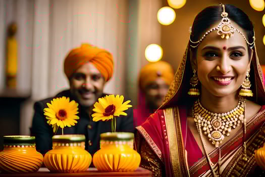indian wedding photography in delhi. AI-Generated photo