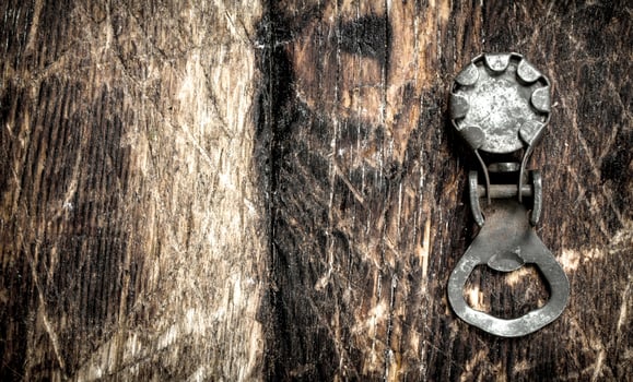 old opener for beer bottles. photo
