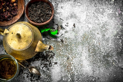 Aromatic Indian tea. photo