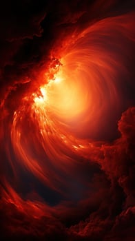 Exquisite photo of a coronal hole during a magnetic storm