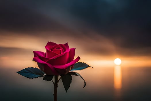 photo wallpaper the sky, sunset, the sea, the sea, the sea, the sea,. AI-Generated