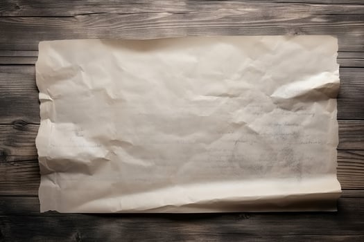 Old parchment paper sheet. Generate ai photo