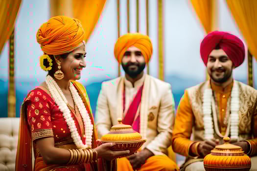the wedding of the year. AI-Generated photo