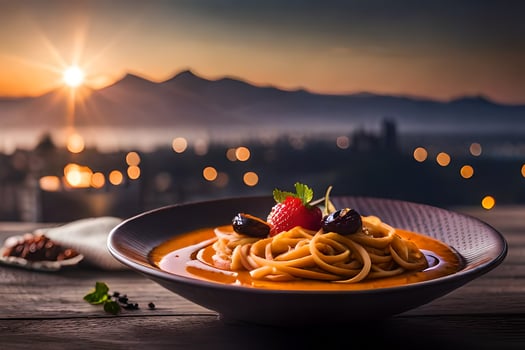 the best food in the world. AI-Generated photo