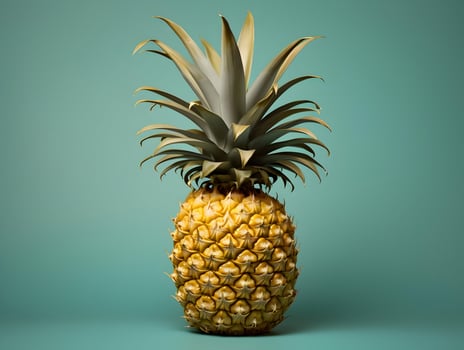 Allone ananas isolated. High-resolution. AI Generative photo