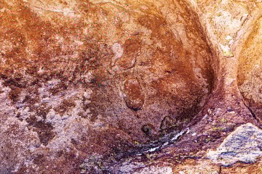 Yerbas Buenas Archaeological Site - Chile. Cave Paintings - Atacama Desert. San Pedro de Atacama. photo
