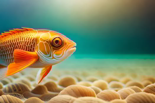 photo wallpaper the sky, fish, sea, the ocean, the sea, the sea, the. AI-Generated