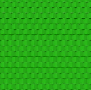 Abstract pattern with green cubes background wallpaper wall Sustainable concept. photo