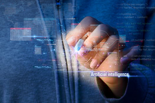 Concepts, development of artificial intelligence and self-learning of artificial intelligence. photo
