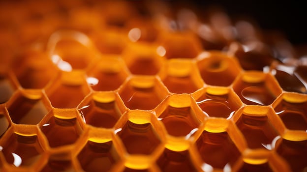 honeycomb of bees photo