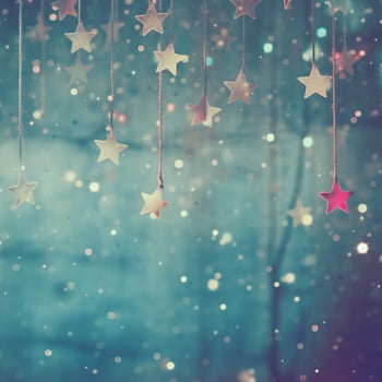star hanger decoration christmas background photo