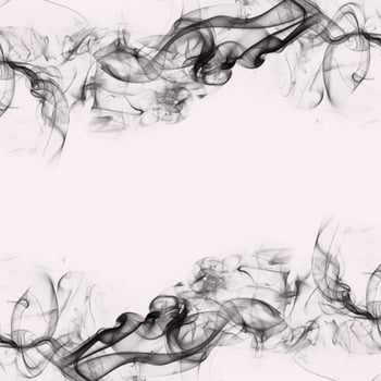 Abstract Smoke Frame On Black Background photo