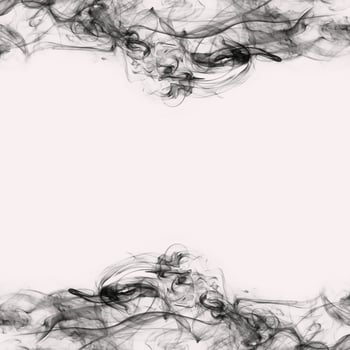 Abstract Smoke Frame On Black Background photo