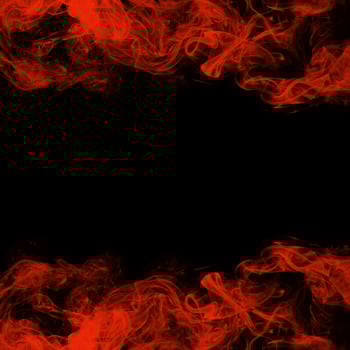 Abstract Smoke Frame On Black Background photo