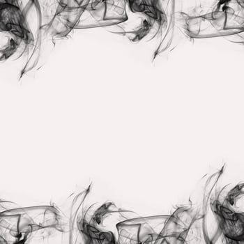 Abstract Smoke Frame On Black Background photo