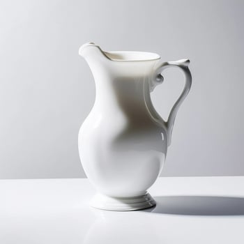 Bottle of Fresh milk, AI Generated photo