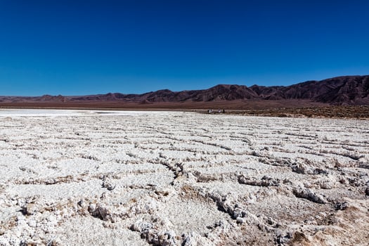 Landscape of the Hidden Baltinache Lagoons - Atacama Desert - Chile. photo