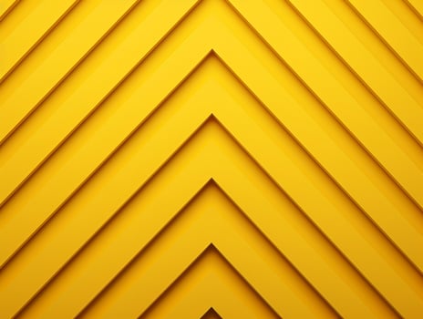 Abstract yellow building, colorful geometric pattern, cityscape, minimal design.AI Generative photo