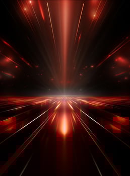 Ai Generative Backdrop Red Spotlights For Flyers, Banner and Backgrounds realistic image ultra hd high design photo