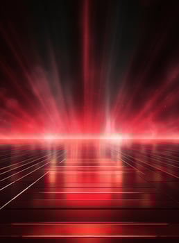 Ai Generative Backdrop Red Spotlights For Flyers, Banner and Backgrounds realistic image ultra hd high design photo
