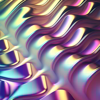 Colorful glitch gradient lines. Tech distorted pixelated texture. photo
