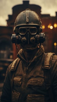 soldiers in action during a military operation. Army soldiers in action and firing on enemies with guns, AI Generated photo