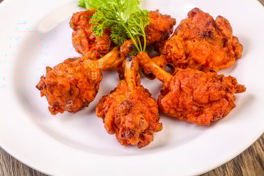 Chicken lollipops in the bowl photo