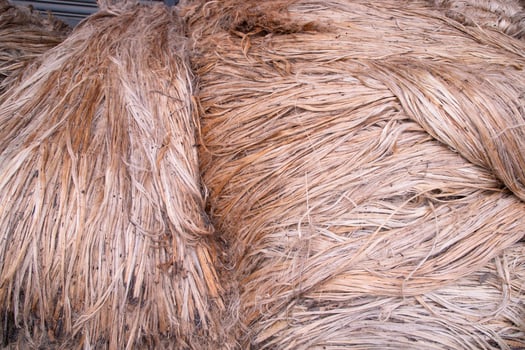 Folded Stacked Golden jute fiber abstract Pattern Texture  Can be used as a Background wallpaper photo