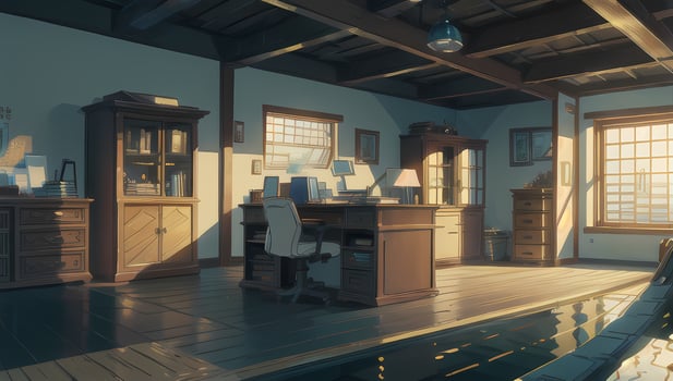 Office Modern Fantasy Graphic Novel Anime Manga Wallpaper photo