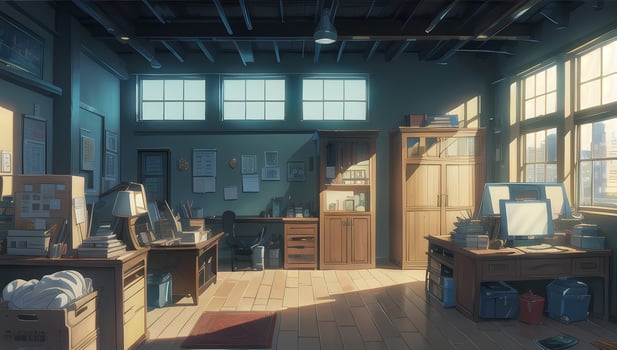 Office Modern Fantasy Graphic Novel Anime Manga Wallpaper photo
