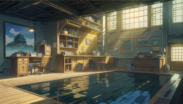 Office Modern Fantasy Graphic Novel Anime Manga Wallpaper photo