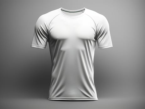 3d render blank t-shirt ai generated photo