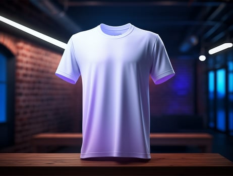 Professional blank tshirt ai generated photo