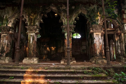 Baisrshi Zamindar Bari or Rajendra Babur haveli is a old historical zamindar house in Faridpur- Bangladesh photo
