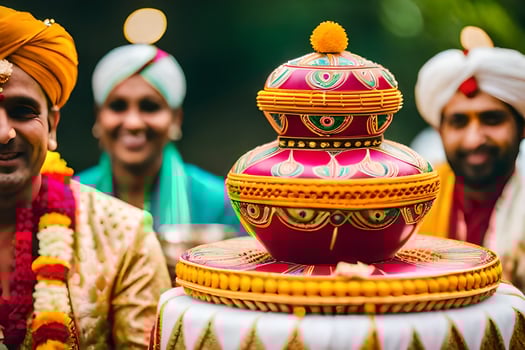 indian wedding photography in delhi. AI-Generated photo
