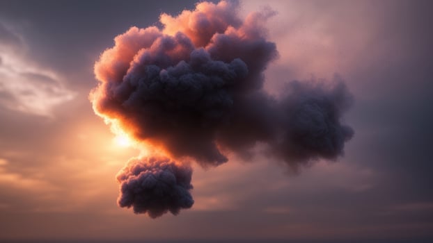 pink dust smoke abstract particles. photo