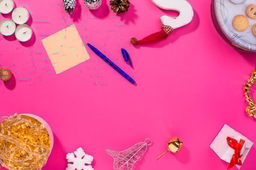 Christmas mock up template. photo