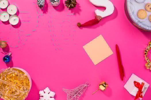 Christmas mock up template. photo