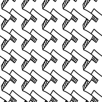 seamless pattern with abstract geometric elements. illustration photo