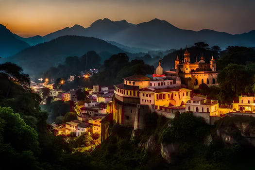 the village of vila do carvalho, portugal. AI-Generated photo