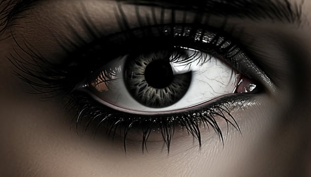 eyes black color photo