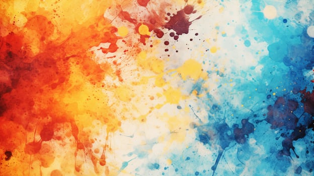 abstract multi colored illustration grunge backdrop splat photo