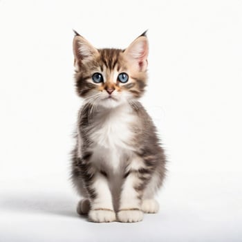 AI Generative Images - Cute Cat Studio Photography photo