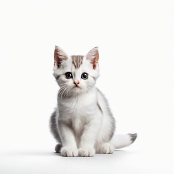 AI Generative Images - Cute Cat Studio Photography photo